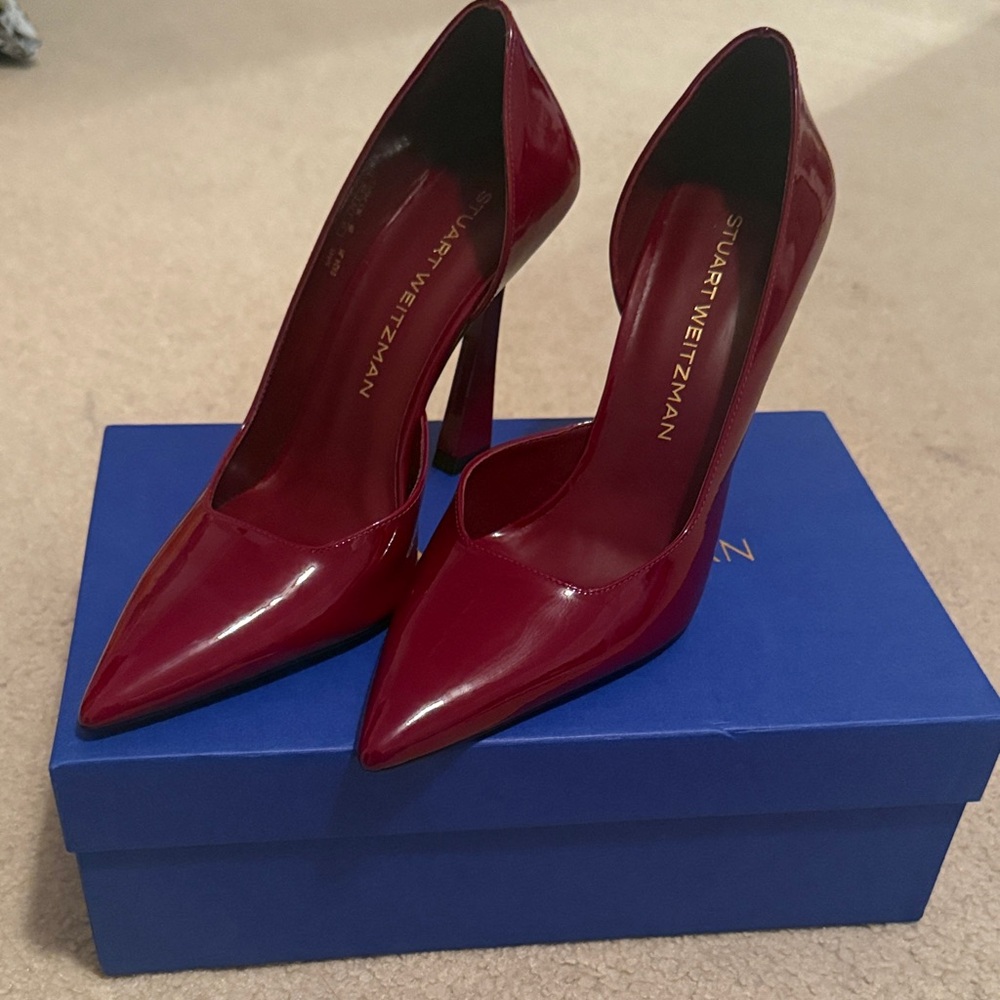 Stuart Weitzman Burgundy Heels